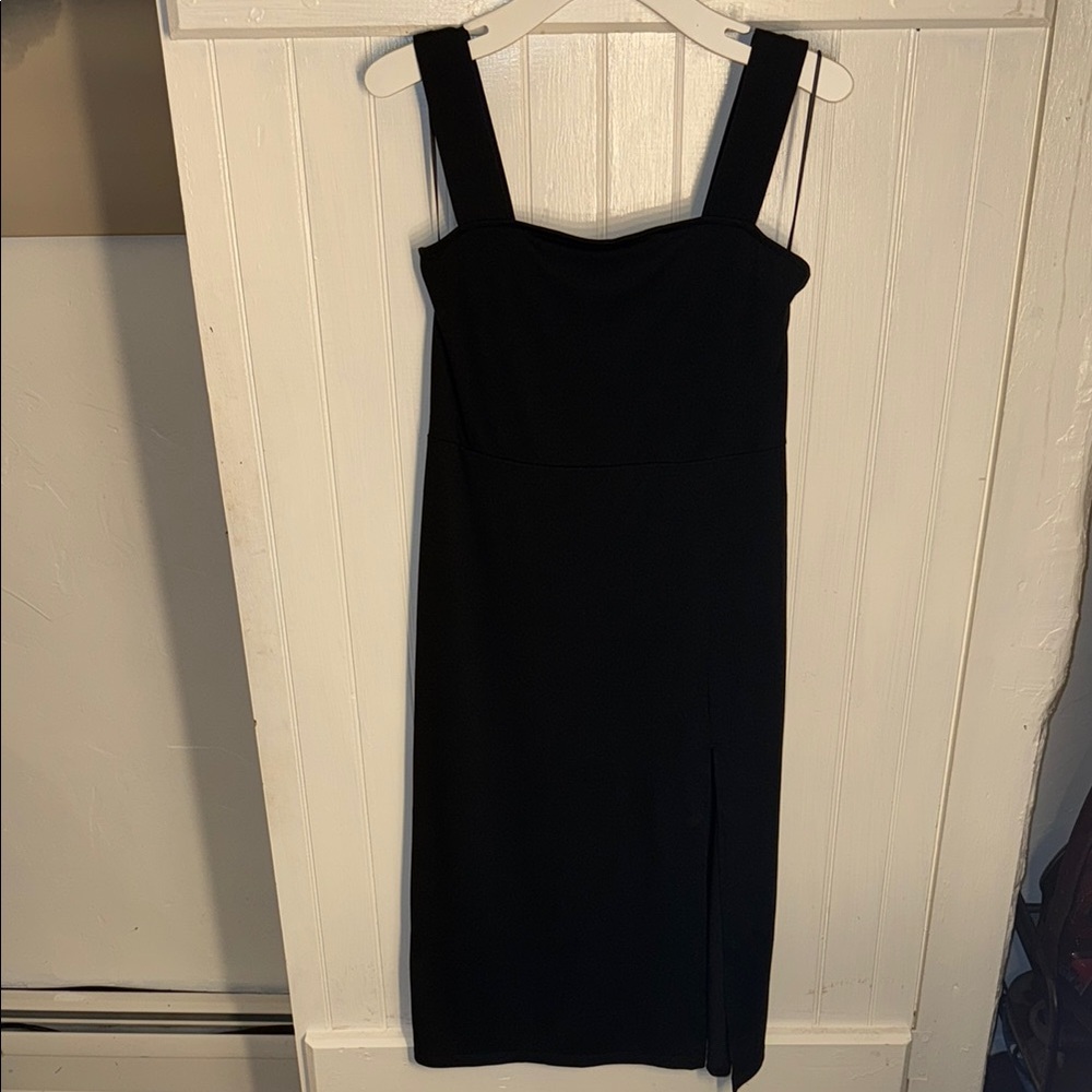 Adore Me Black Sheath Midi Dress